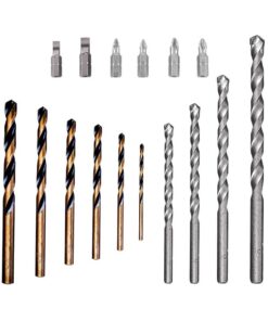 Set 16 Mechas y Puntas para Concreto + Metal