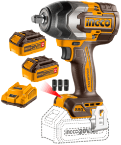 Llave de Impacto Inalámbrica 850NM + 2 Baterías 4AH + Cargador Rápido