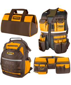 Combo 4 Porta Herramientas: Mochila + Coleto + Chaleco + Bolso