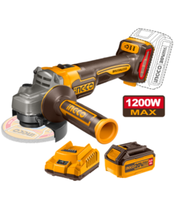 Amoladora / Esmeril / Galletero Angular Inalámbrico 4 ½” 1200W + Batería 4AH + Cargador Rápido