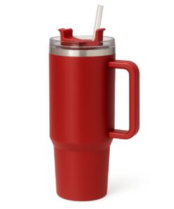 Vaso Térmico Rojo Acero Inoxidable 1.2L