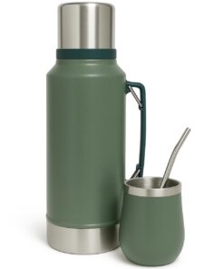 Termo Mate Verde Acero Inoxidable 1L